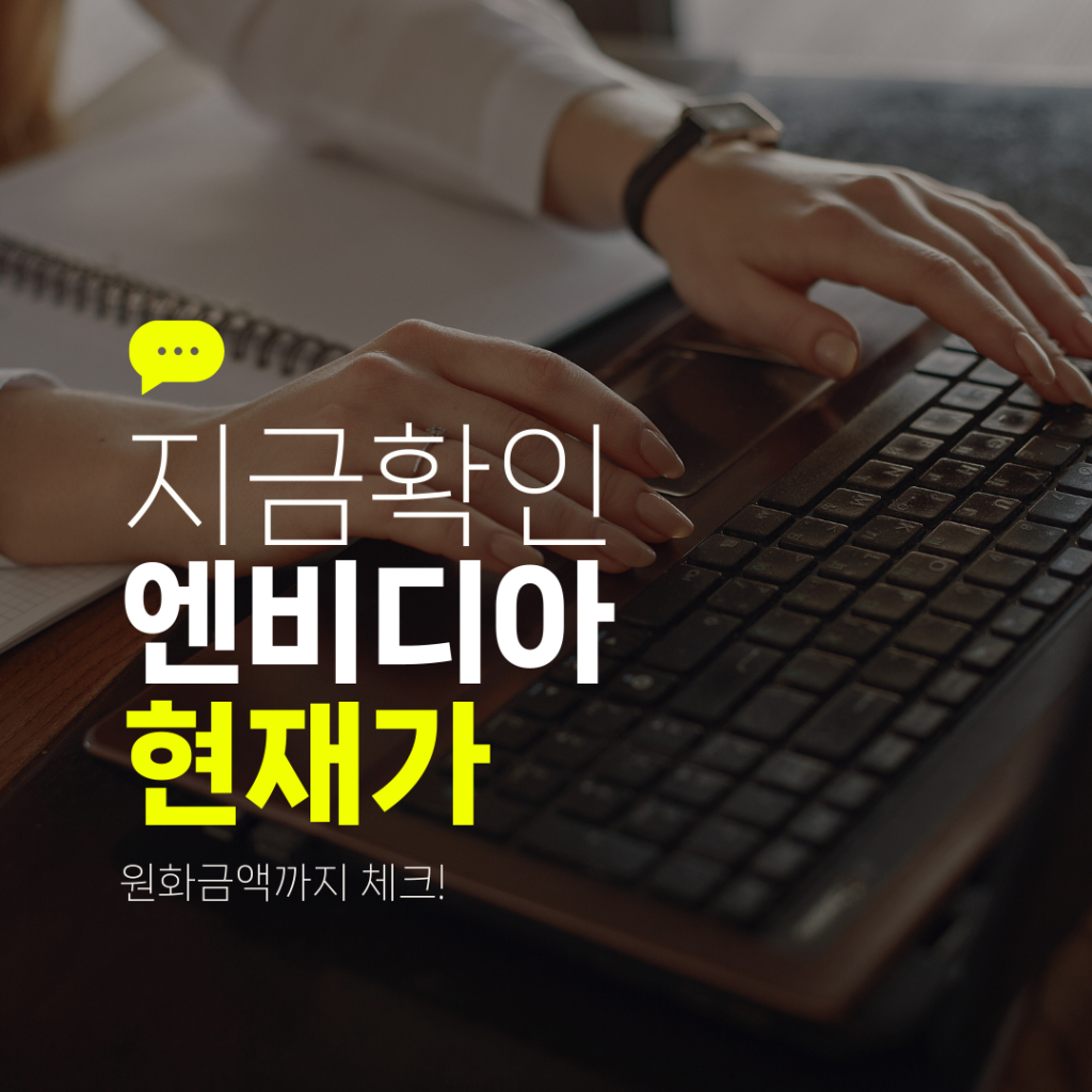 지금확인 엔비디아 현재가 원화금액까지 체크!